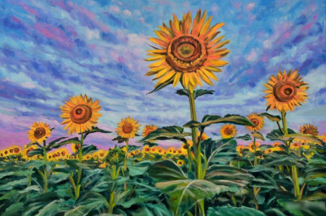 Summary of the most beautiful sunflower paintings