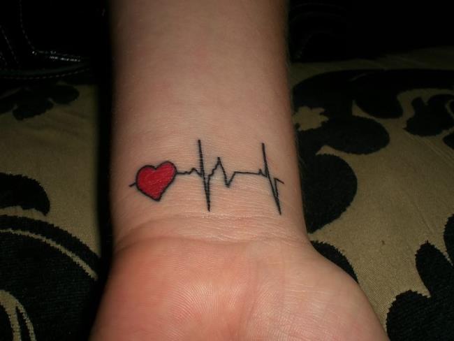 Consiglia 50+ modelli di tatuaggi per la frequenza cardiaca estremamente significativi