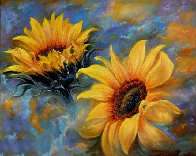 Summary of the most beautiful sunflower paintings