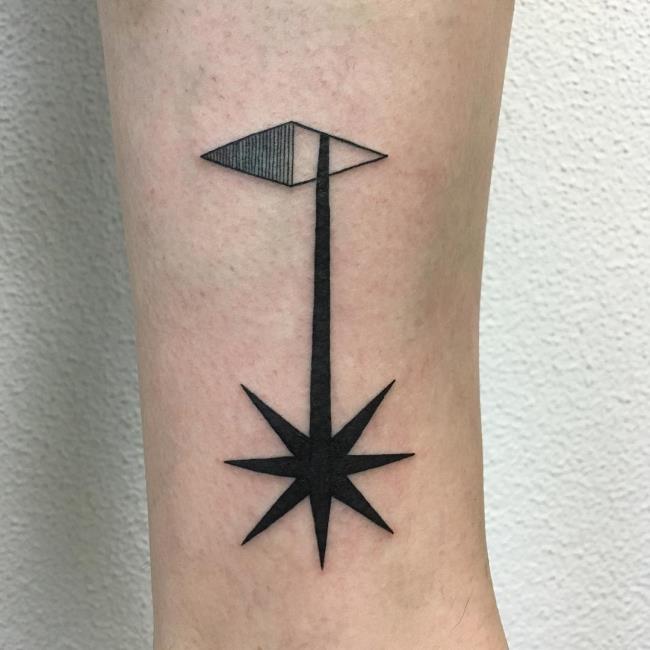 Raccolta di simpatici disegni di tatuaggi a stella