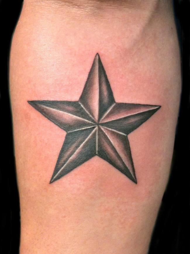 Coleção de padrões de tatuagem pequena estrela bonitinha