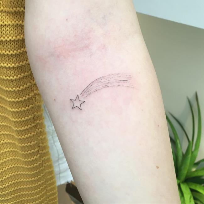 Collection of cute little star tattoo patterns