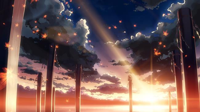 En güzel manzara anime galaksisinin sentezi