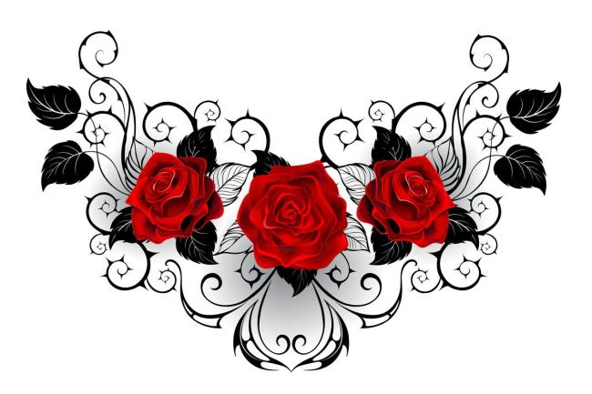 सबसे प्रभावशाली गुलाब टैटू छवियों का संग्रह