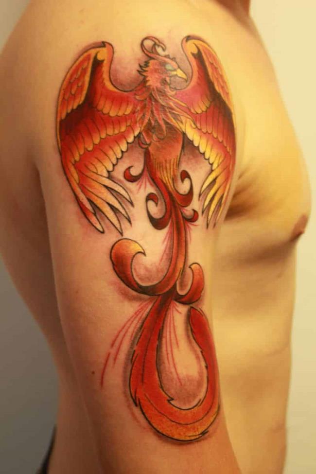 Colecție de modele exclusiviste pentru tatuaje Phoenix