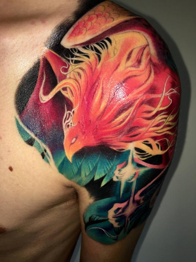 Sammlung exklusiver Phoenix Tattoo Muster für Sie