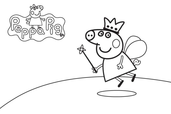 Collection des plus belles images à colorier de Peppa Pig