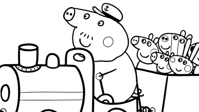 Collection des plus belles images à colorier de Peppa Pig