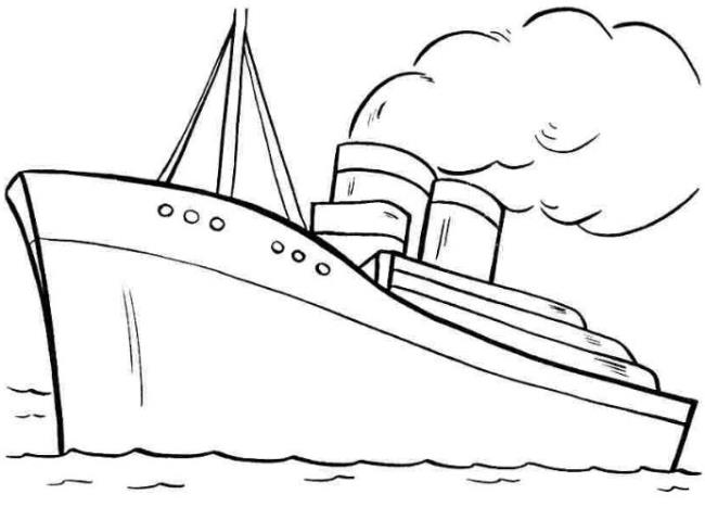 Collection of the most beautiful sailing coloring pictures