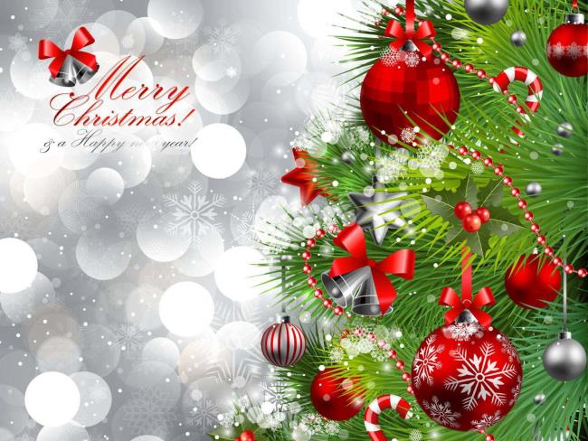 Collection of beautiful Christmas card templates