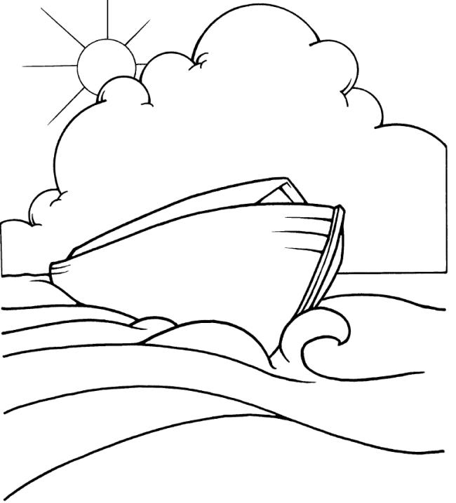 Collection of the most beautiful sailing coloring pictures