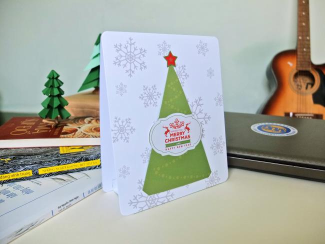 아름다운 크리스마스 카드 템플릿의 컬렉션
