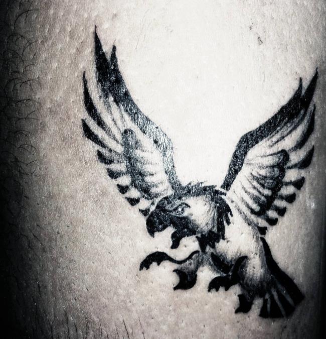 Sammlung von leistungsstarken und leistungsstarken Adler-Tattoo-Mustern