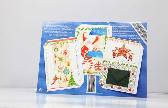 Sammlung von schönen Weihnachtskartenvorlagen