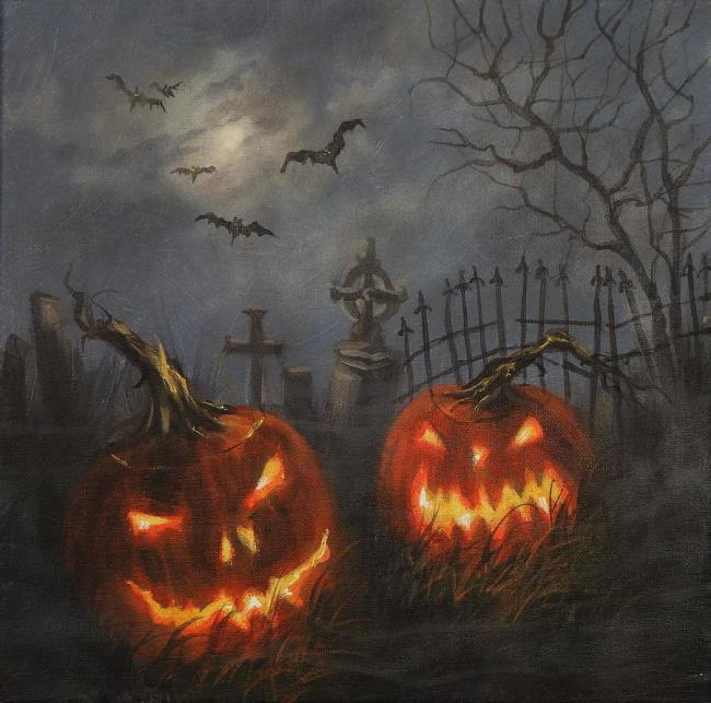 Резюме самых красивых картин темы Хэллоуина