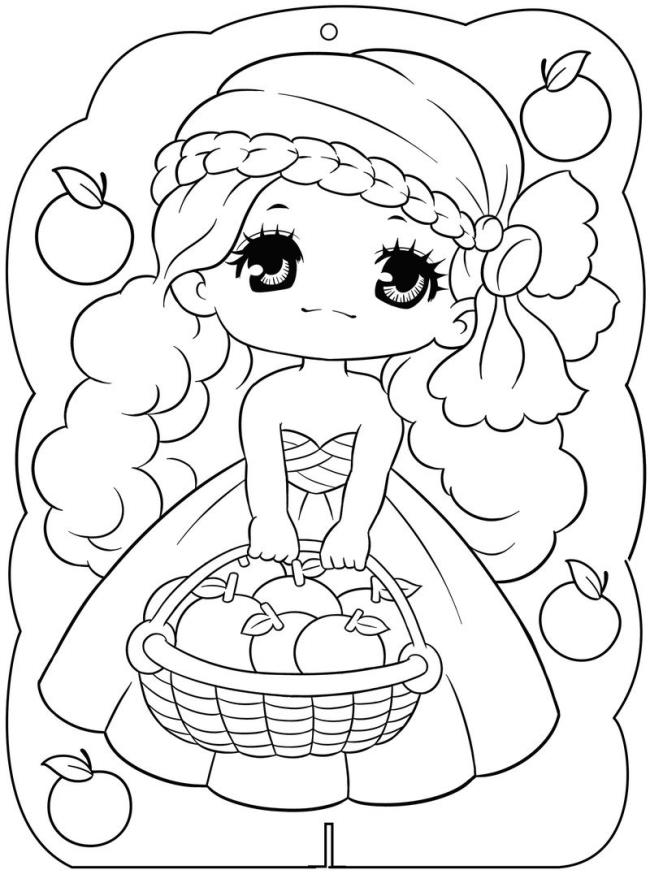 Collection of coloring pictures for beautiful babies