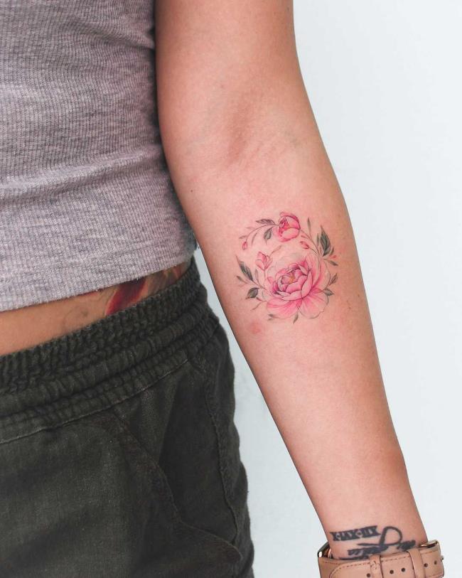 Coleção dos mais belos padrões de tatuagem de peônia
