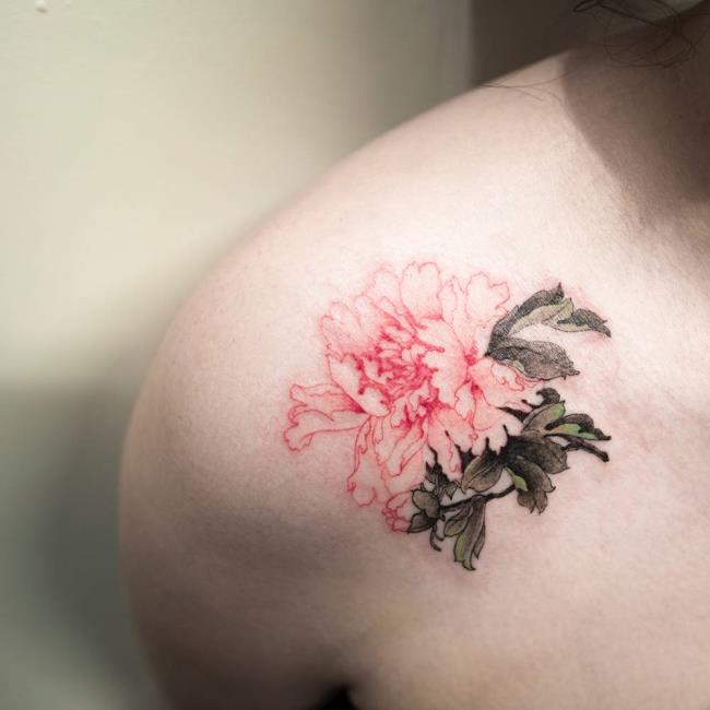 Collection des plus beaux motifs de tatouage de pivoine