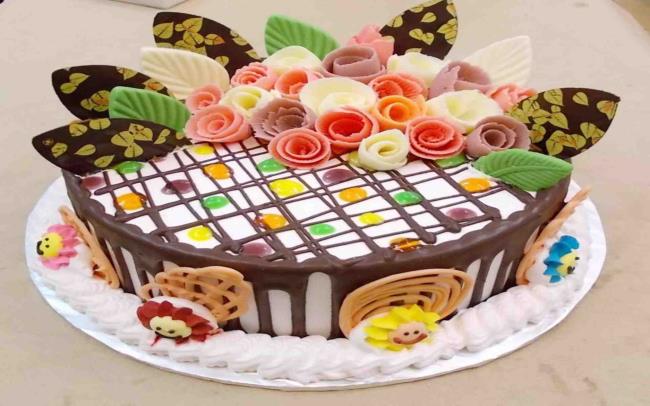 Set kue ulang tahun yang indah dan lucu