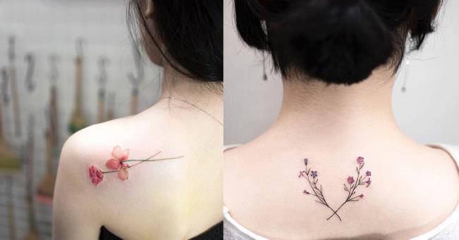 Sammlung der schönsten Tattoo-Muster für Frauen