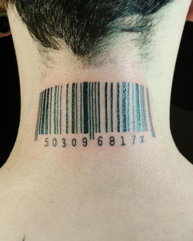 Резюме чрезвычайно уникальных образцов татуировки штрих-кода
