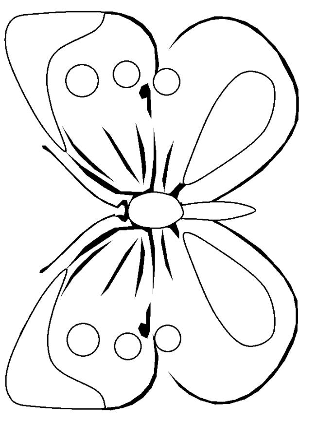 Collection of butterfly coloring for girls