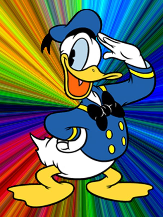 Komik ve sevimli Donald Duck resim koleksiyonu