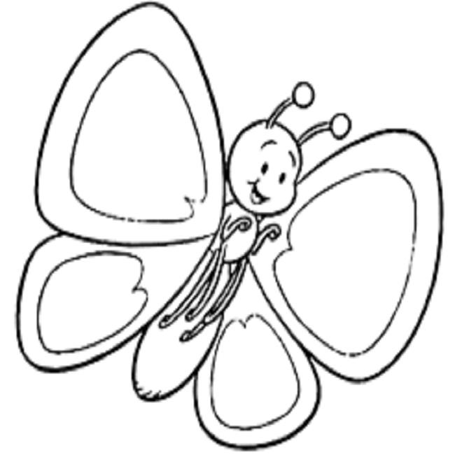 Collection of butterfly coloring for girls