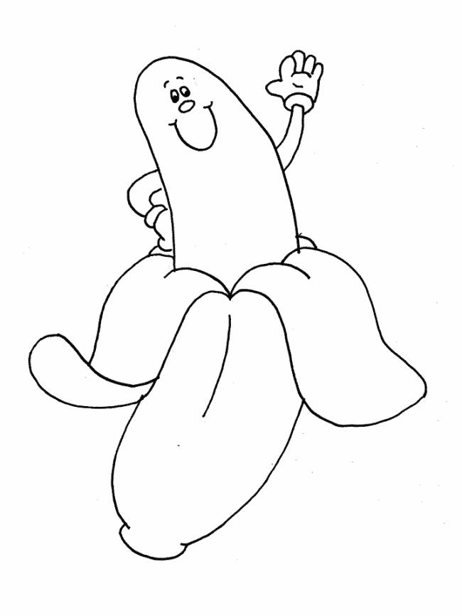 Collection of the most beautiful banana coloring pictures