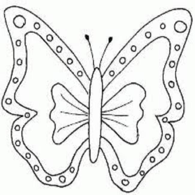 Collection of butterfly coloring for girls