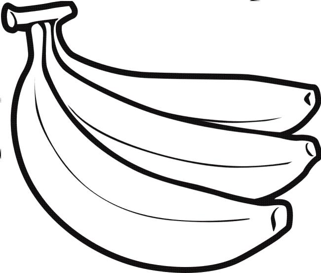 Collection of the most beautiful banana coloring pictures