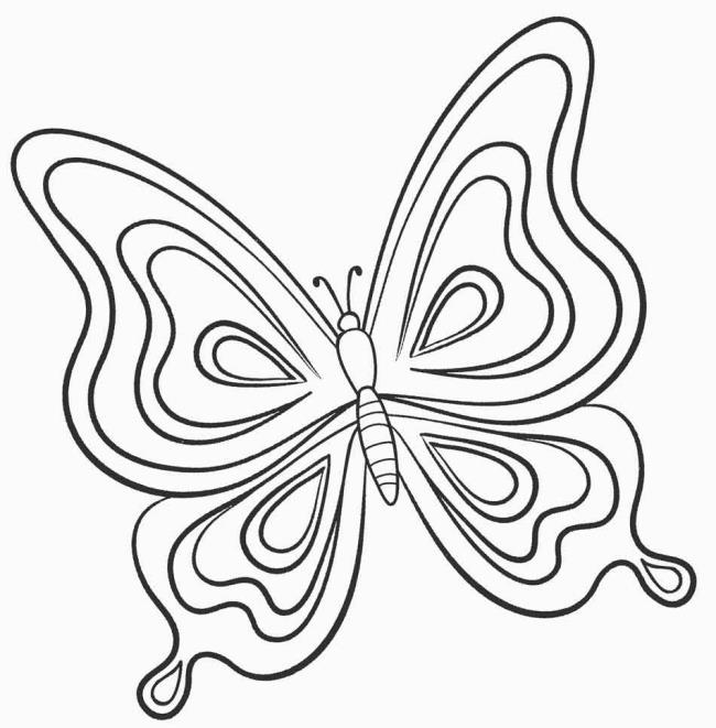 Collection de coloriage papillon pour les filles