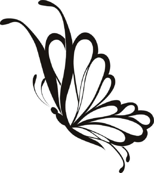 Collection of butterfly coloring for girls