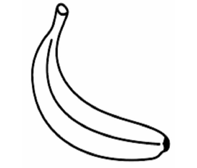 Collection of the most beautiful banana coloring pictures