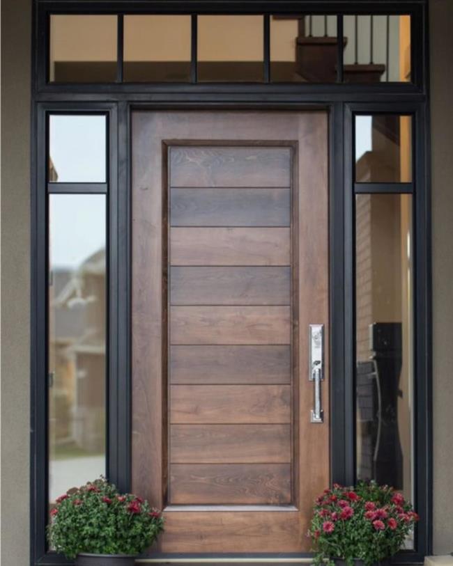 1ドア木製ドアの写真