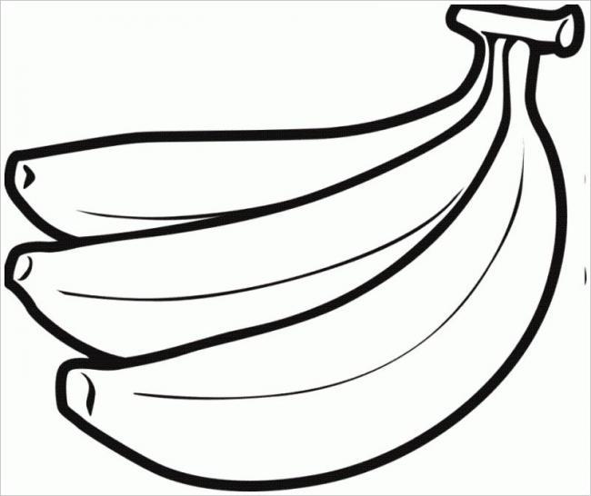 Collection of the most beautiful banana coloring pictures