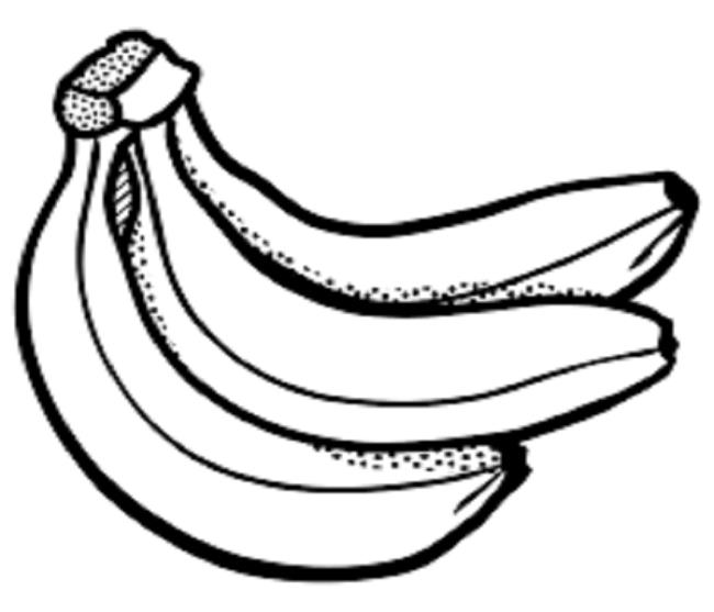 Collection des plus belles images de coloriage de banane