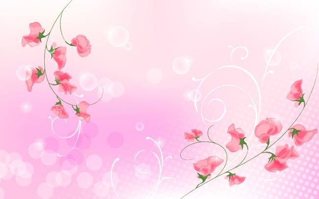 Verzameling van de mooiste bloemen achtergrondpatronen