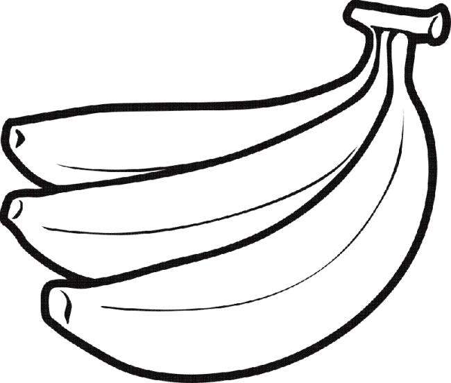 Collection of the most beautiful banana coloring pictures