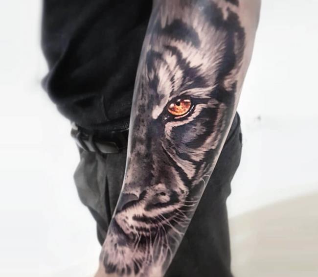 Koleksi corak tatu harimau yang kuat dan mengagumkan