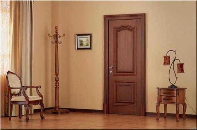 美しい寝室の木製のドアのサンプルのいくつかの写真