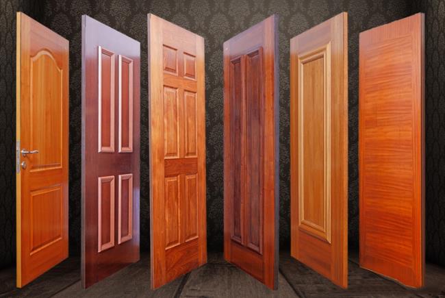 Quelques photos d'échantillons de portes en bois de belle chambre