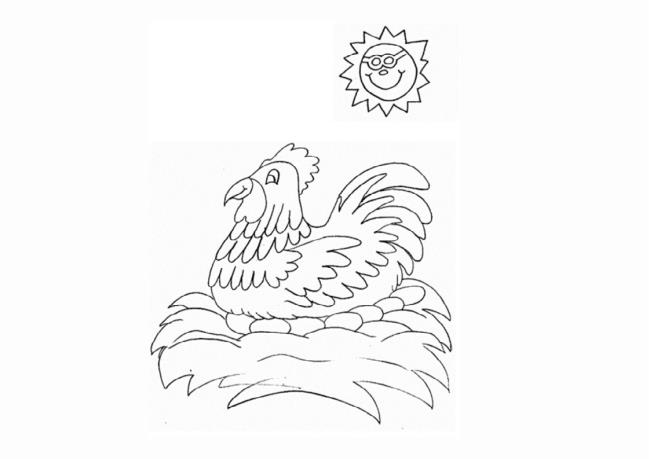 Summary of beautiful coloring pictures of chickens for babies