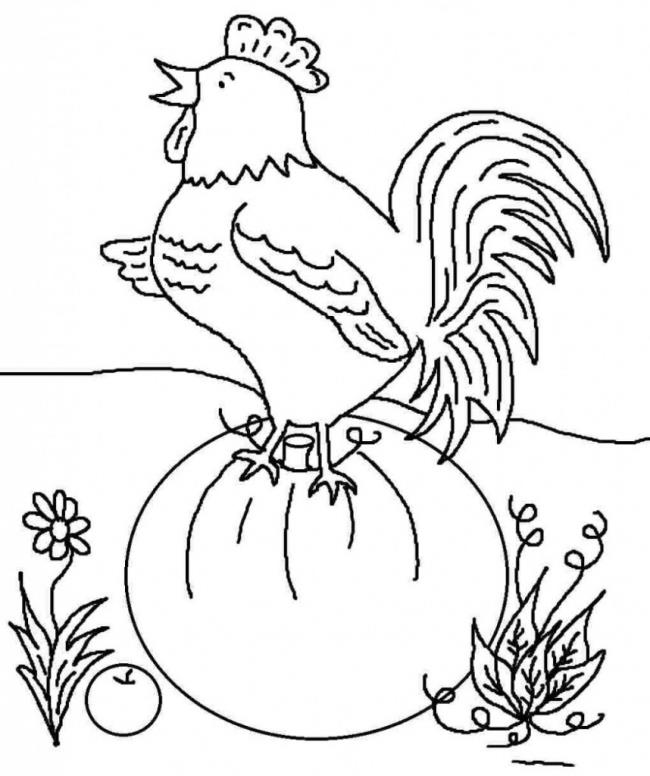 Summary of beautiful coloring pictures of chickens for babies