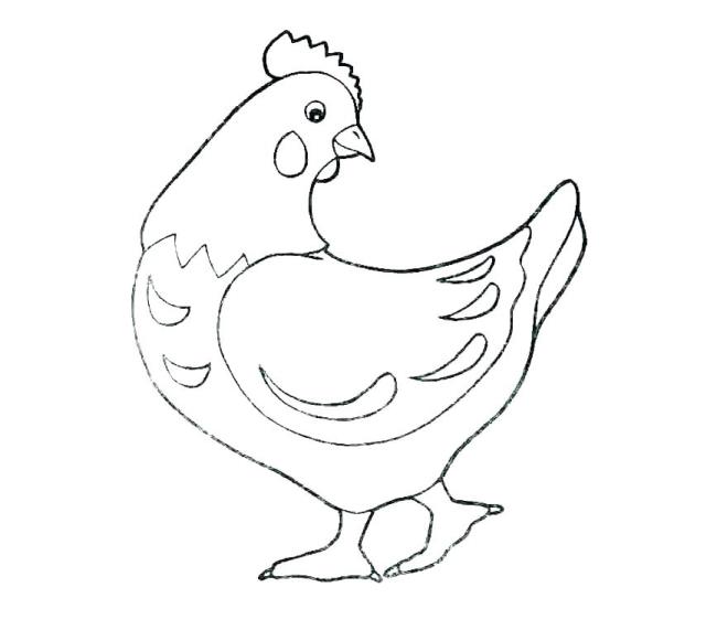 Résumé de belles images à colorier de poulets pour bébés