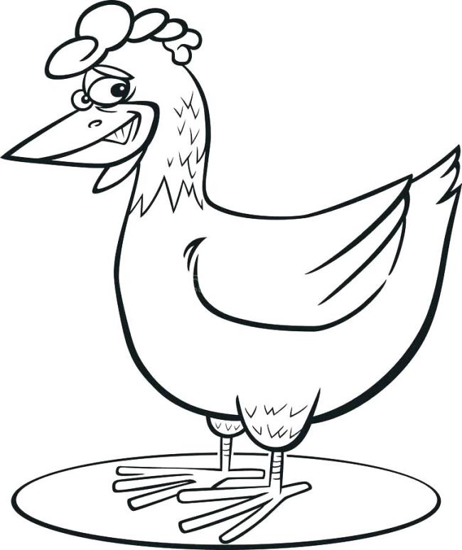 Summary of beautiful coloring pictures of chickens for babies