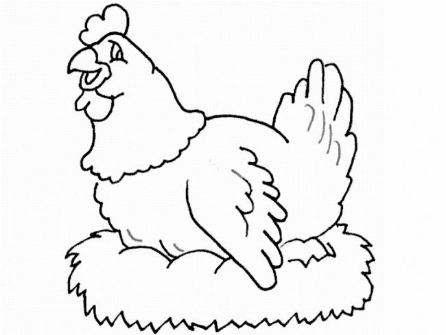 Summary of beautiful coloring pictures of chickens for babies