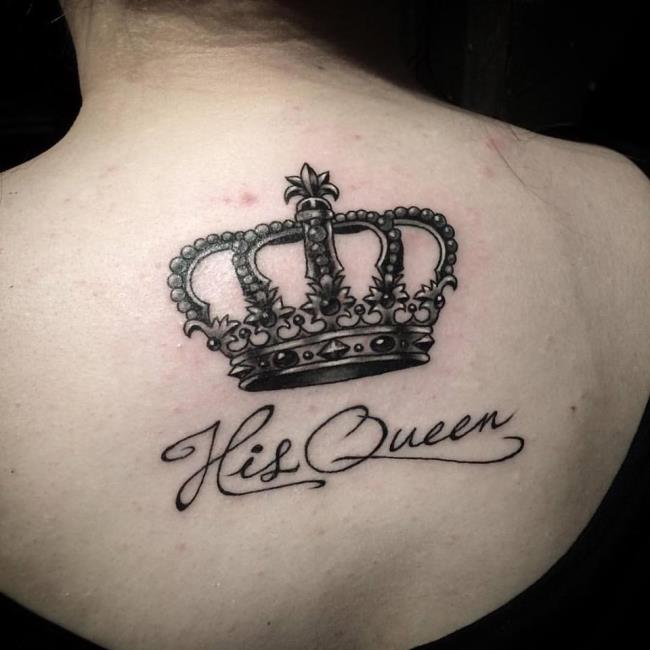 Краткое описание узоров с татуировкой в ​​виде маленькой короны