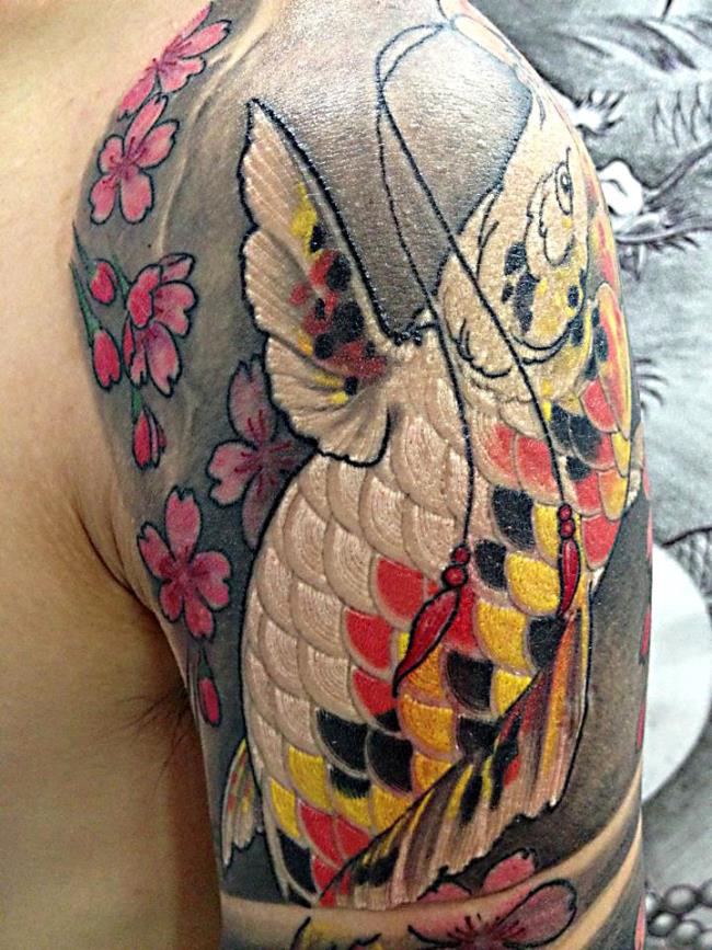Sammlung der schönsten Karpfen Tattoo Muster