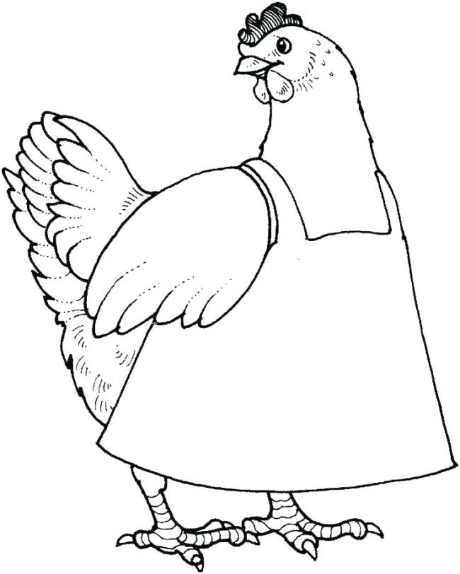 Summary of beautiful coloring pictures of chickens for babies